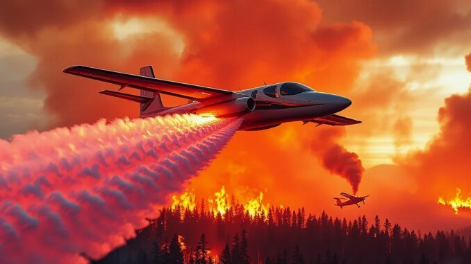 Sprijin aerian pentru incendii în Franța - STIRIHUB
